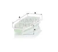 MANN-FILTER Filtro aria per TOYOTA C 3725