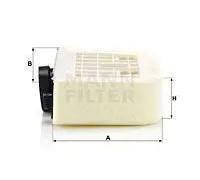 Filtro aria Cartuccia filtro C 38 011 MANN-FILTER per AUDI VW