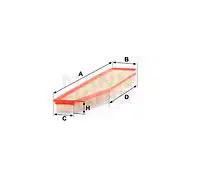 Filtro aria Cartuccia filtro C 68 001 MANN-FILTER per BMW X3