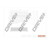 Filtro aria Cartuccia filtro DP1110.10.0111 Drve+ per RENAULT MEGANE II