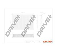 Filtro aria Cartuccia filtro DP1110.10.0135 Drve+ per OPEL ALFA ROMEO FIAT