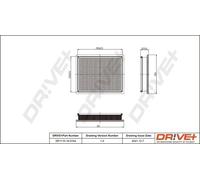 Filtro aria Cartuccia filtro DP1110.10.0154 Drve+ per OPEL ASTRA G Hatchback