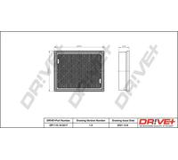 Filtro aria Cartuccia filtro DP1110.10.0217 Drve+ per FORD FORD USA