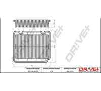 Filtro aria Cartuccia filtro DP1110.10.0218 Drve+ per DAEWOO CHEVROLET