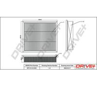 Filtro aria Cartuccia filtro DP1110.10.0301 Drve+ per AUDI A8 D2 A6 C4