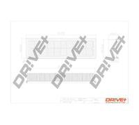 Filtro aria Cartuccia filtro DP1110.10.0380 Drve+ per PEUGEOT CITROËN