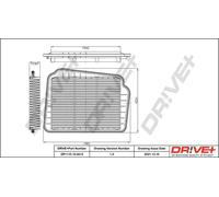 Filtro aria Cartuccia filtro DP1110.10.0413 Drve+ per CHEVROLET DAEWOO