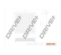 Filtro aria Cartuccia filtro DP1110.10.0418 Drve+ per BMW 3 3 Coupé 3 Cabriolet