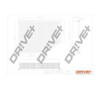 Filtro aria Cartuccia filtro DP1110.10.0648 Drve+ per VOLVO V40 Hatchback