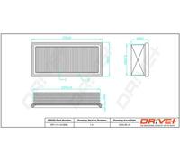 Filtro aria Cartuccia filtro DP1110.10.0696 Drve+ per SMART MITSUBISHI