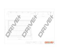 Filtro aria Cartuccia filtro DP1110.10.0707 Drve+ per KIA HYUNDAI