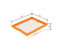 Filtro aria Cartuccia filtro F 026 400 304 BOSCH per FIAT SUZUKI