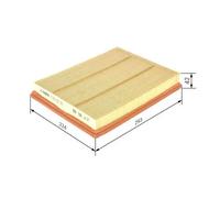 Filtro aria Cartuccia filtro F 026 400 390 BOSCH per OPEL ASTRA G Familiare