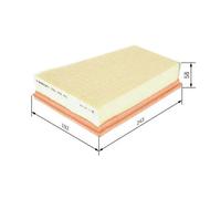 Filtro aria Cartuccia filtro F 026 400 441 BOSCH per RENAULT MEGANE II SCÉNIC II