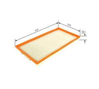 Filtro aria Cartuccia filtro F 026 400 505 BOSCH per MERCEDES-BENZ CLASSE V