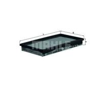 Filtro aria Cartuccia filtro LX 1047 KNECHT per FORD FIESTA IV
