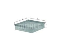 Filtro aria Cartuccia filtro LX 1049 KNECHT per HONDA CIVIC VI Hatchback CR-V I