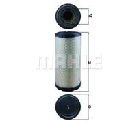 Filtro aria Cartuccia filtro LX 1241 MAHLE per DEUTZ-FAHR FIAT FENDT NEW HOLLAND