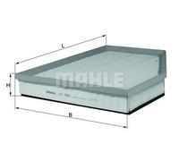 MAHLE ORIGINAL LX 1261 Filtro aria