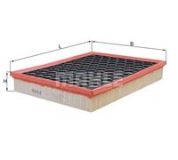 Filtro aria Cartuccia filtro LX 1294 MAHLE per OPEL FIAT
