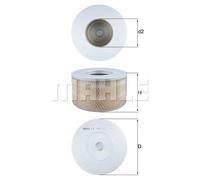 Filtro aria Cartuccia filtro LX 1641 KNECHT per TOYOTA HILUX VI Pick-up