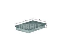 MAHLE ORIGINAL LX 1661 Filtro aria
