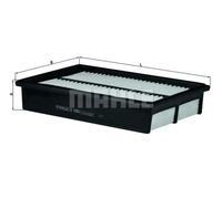 Filtro aria Cartuccia filtro LX 1688 MAHLE per MAZDA 5 3 Tre volumi 3