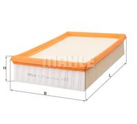 Filtro aria KNECHT LX 1957