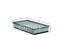 Filtro aria Cartuccia filtro LX 2024/1 MAHLE per PORSCHE VW