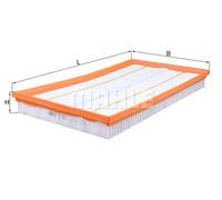 MAHLE ORIGINAL LX 2037 Filtro aria