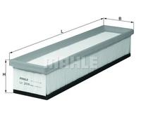 MAHLE ORIGINAL LX 2039 Filtro aria