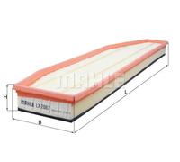Filtro aria Cartuccia filtro LX 2067 KNECHT per BMW X3