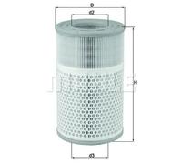 KNECHT LX 2079 Filtro aria per SAAB