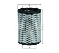 MAHLE ORIGINAL Filtro Aria LX 228 MERCEDES-BENZ,OPEL,CITROËN,SL (R107),Classe S Sedan (W116),W111 Coupe (W111),Classe S Sedan (W108, W109)