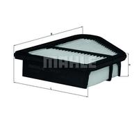 Filtro aria Cartuccia filtro LX 2647 KNECHT per HONDA CIVIC VIII Hatchback