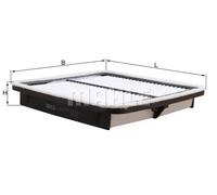 Filtro aria MAHLE KNECHT LX 2672