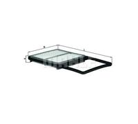Filtro aria Cartuccia filtro LX 2678 MAHLE per TOYOTA PRIUS Liftback