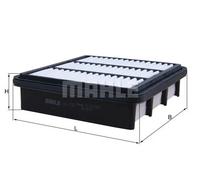MAHLE ORIGINAL LX 2752 Filtro aria