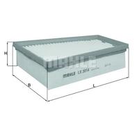 Filtro aria Cartuccia filtro LX 3014 KNECHT per RENAULT MERCEDES-BENZ