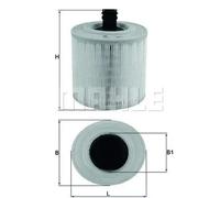MAHLE LX 3015/14 Filtro aria