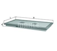 Filtro aria KNECHT LX3 140