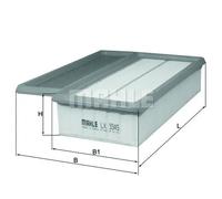Filtro aria Cartuccia filtro LX 3345 MAHLE per FIAT OPEL
