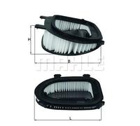 KNECHT LX 3541 Filtro aria motore Cartuccia filtro