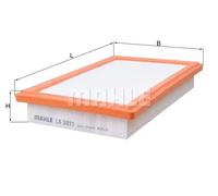 Filtro aria Cartuccia filtro LX 3811 MAHLE per MERCEDES-BENZ CLASSE C T-Model