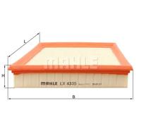 MAHLE ORIGINAL LX 4335 Filtro aria
