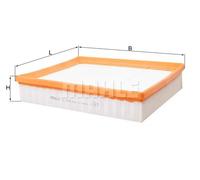 MAHLE ORIGINAL LX 4404 Filtro aria motore Cartuccia filtro