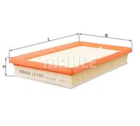 Filtro aria Cartuccia filtro LX 4921 KNECHT per FIAT JEEP