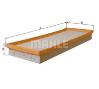 Filtro aria Cartuccia filtro LX 522 MAHLE per FORD MONDEO I Tre volumi COUGAR