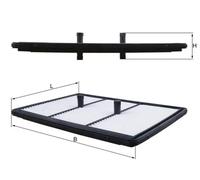 KNECHT LX 5364 Filtro aria per HYUNDAI,KIA