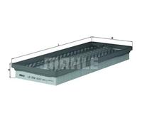Filtro aria Cartuccia filtro LX 592 MAHLE per FIAT LANCIA
